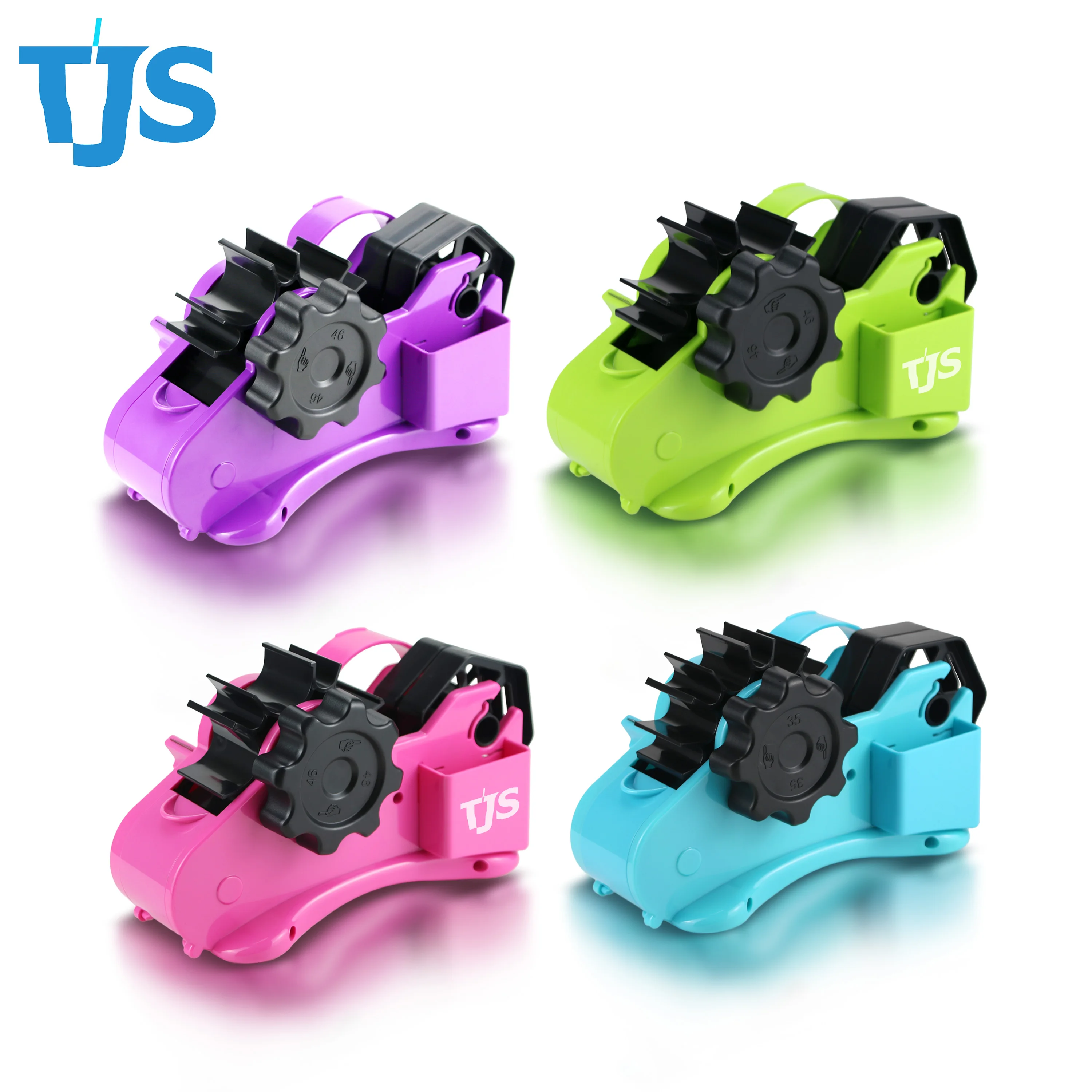 TJS 4 colors multifunctional tape dispenser non-skid base tape holder dispenser for sublimation heat transfer