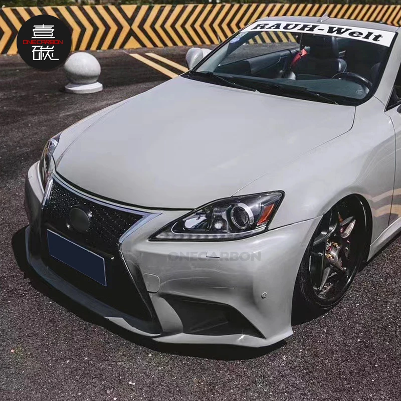 Для 2006-2012 Lexus IS Upgrade 2015 ISF спортивный передний бампер Центральная сетка противотуманные фары из полипропилена