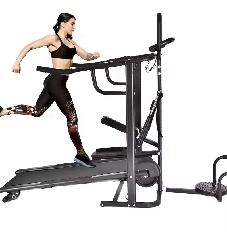 Manual Walking Treadmill with multi-function Fitness Home Auto-Folding Incline Treadmill