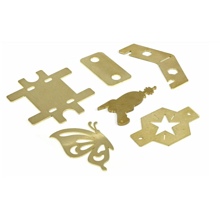 Customized Brass Sheet Plates Laser Cutting Service Copper Brass Sheet Plates Laser Cutting Service Custom Laser Cut Copper