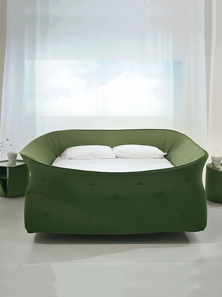 Italian LAGO Bird Nest bed Italian Master Bedroom parent-child king bed Modern simple designer double bed