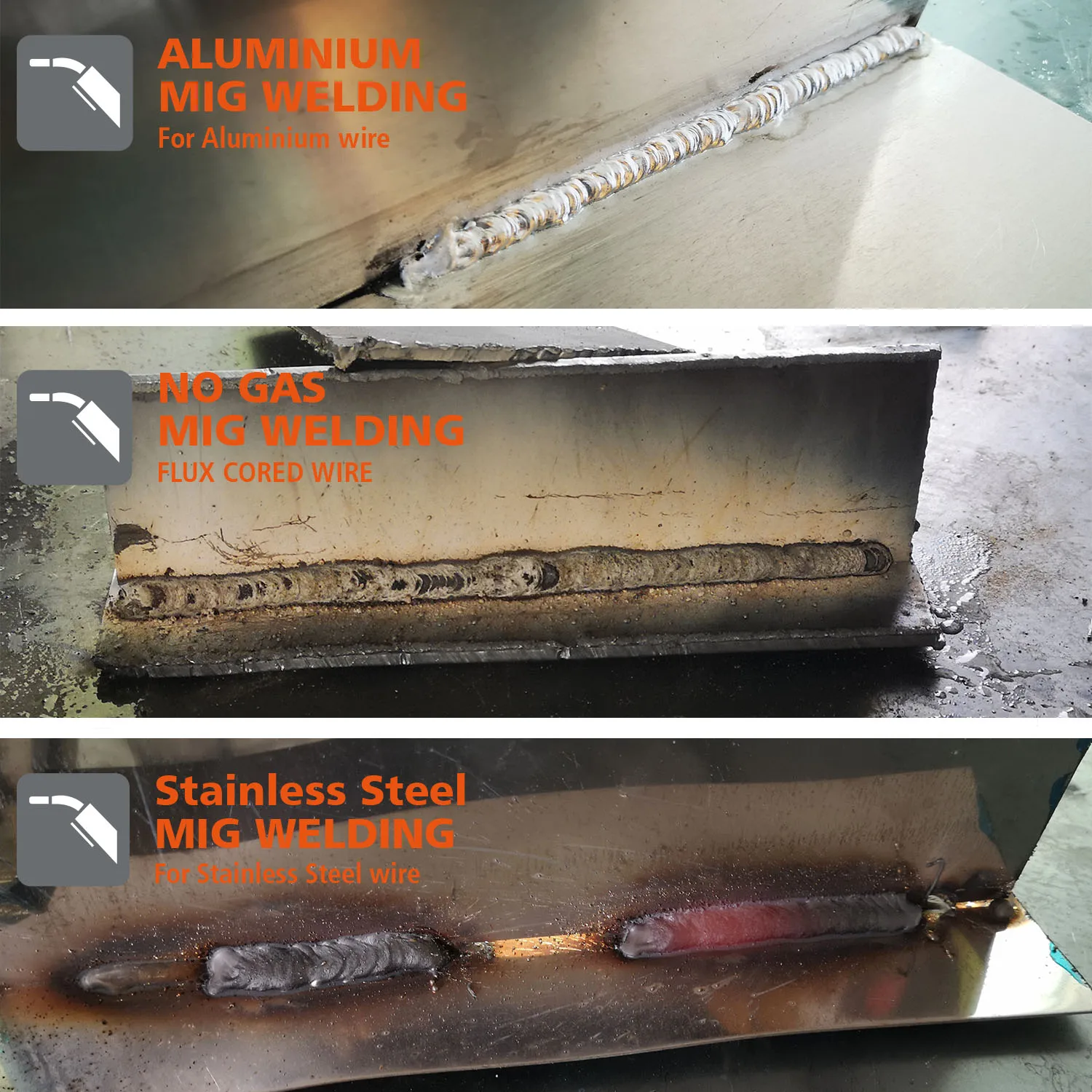XTRAMIG 4 in 1 IGBT inverter welder tig mma mig for gas/gasless flux welding with LCD
