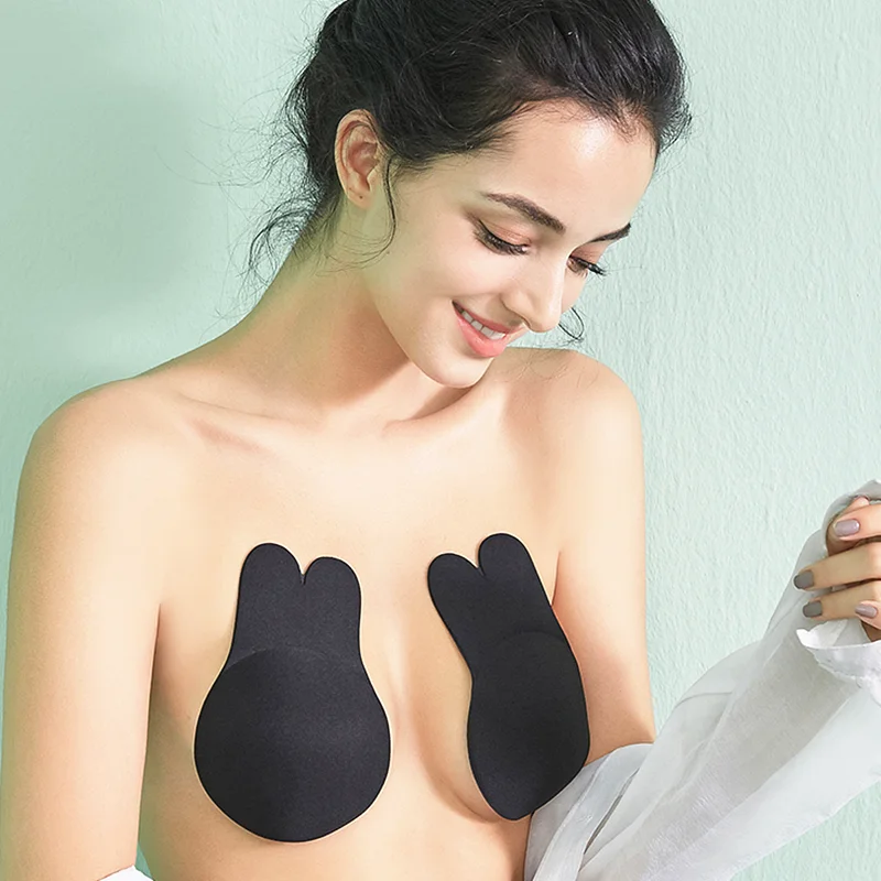 Comfortable silicon gel invisible bra lift up bra for women