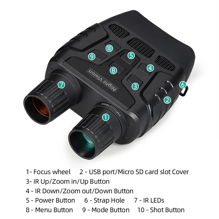 Hot sell in the market 4x night vision scope with digital camera function 27-0028