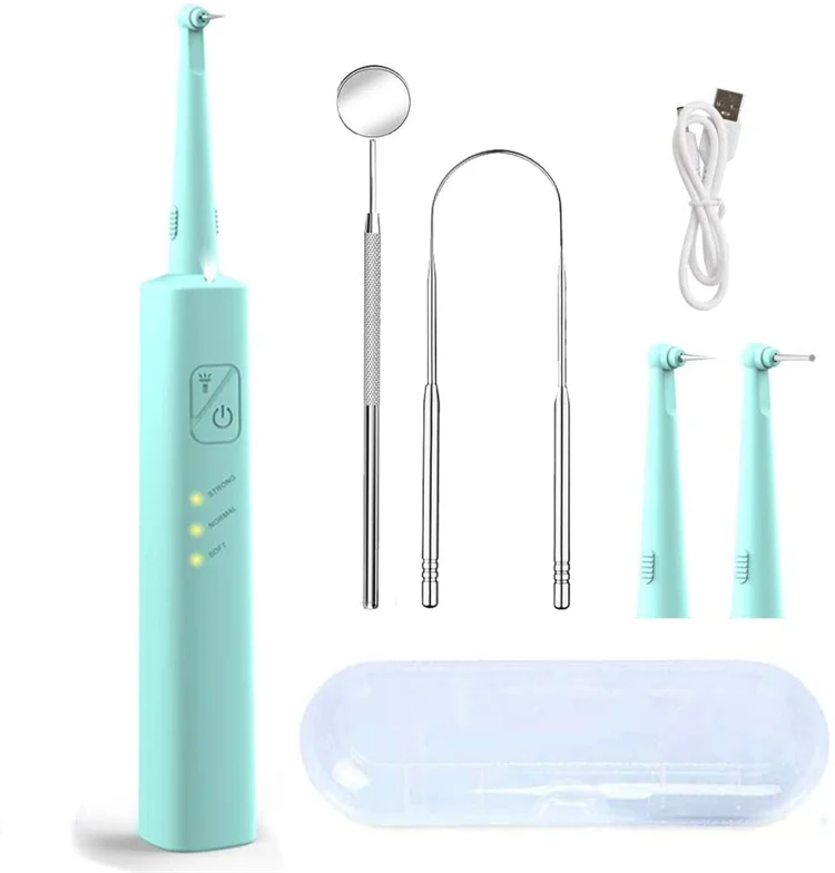 Hot Sale Professional Tooth Whitening Tool Electric Waterproof Teeth Cleaner Ultrasonic Dental Stain Calculus Plaque Remover