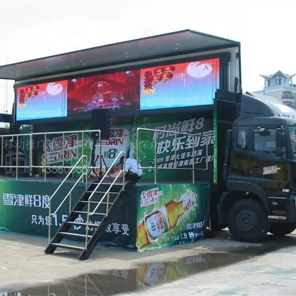 2023 новый дизайн Dongfeng 6x4 10 колесный сценический грузовик Мобильная платформа