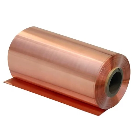 Customized Many Sizes Copper Sheet Roll Copper Foil Pure Copper Foil