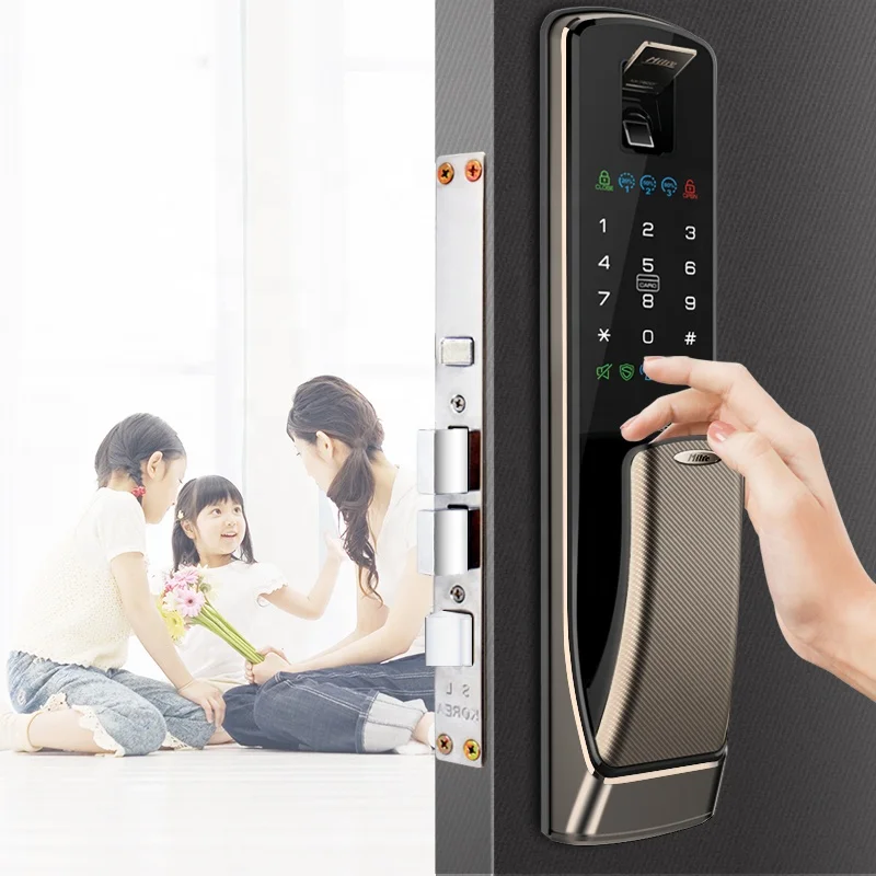 Замок ALLEGION MILRE со сканером отпечатков пальцев смарт-карта электронный дверной замок с цифровым кодом для домашней безопасности врезной панель рисования