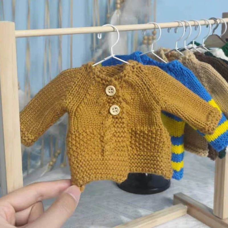 Handmade doll cute figure change clothes sweater clothing knitted top