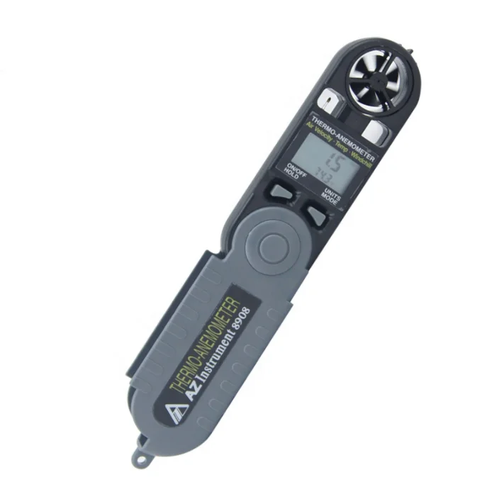 AZ8908 Handheld Pocket Wind Speed Range1.1-20m/s Wind Speed 0.1m/s Digital Anemometer Wind Speed Meter