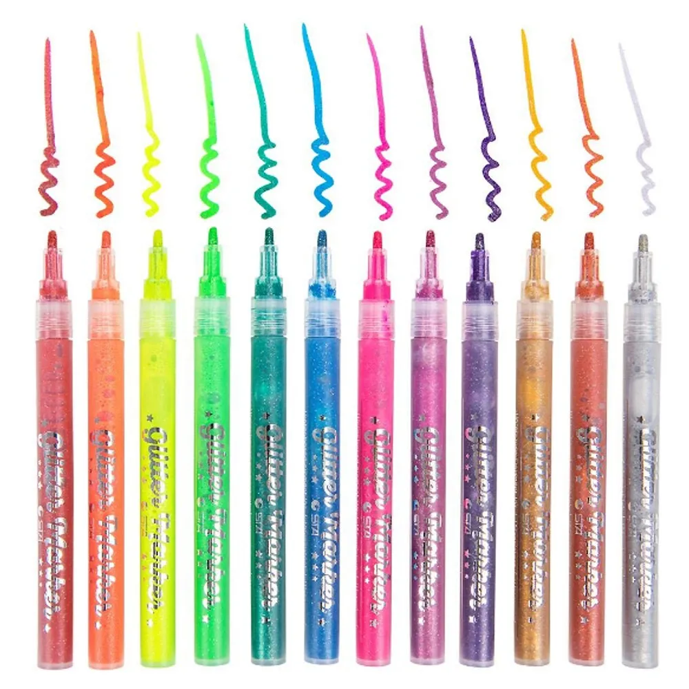 Metallic Gold & Silver Acrylic Paint Marker Pens for Rock Painting, Stone, Metal, Ceramic, Porcelain, Glass, Wood, Fabric