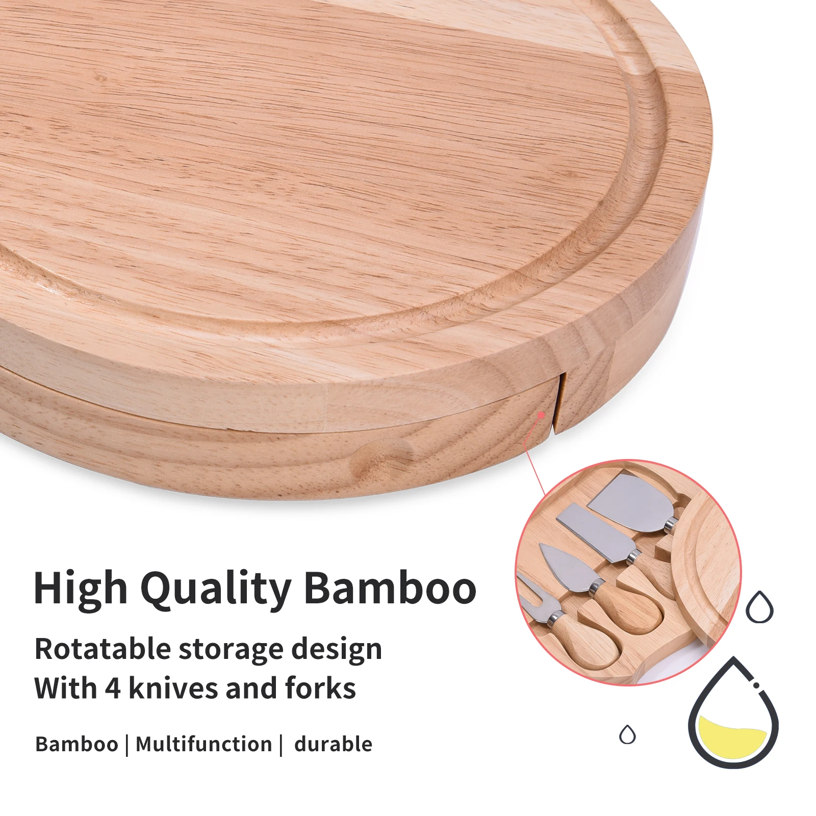 Оптовая цена от производителя разделочная доска доски для сыра и держатели ножей домашнего пользования