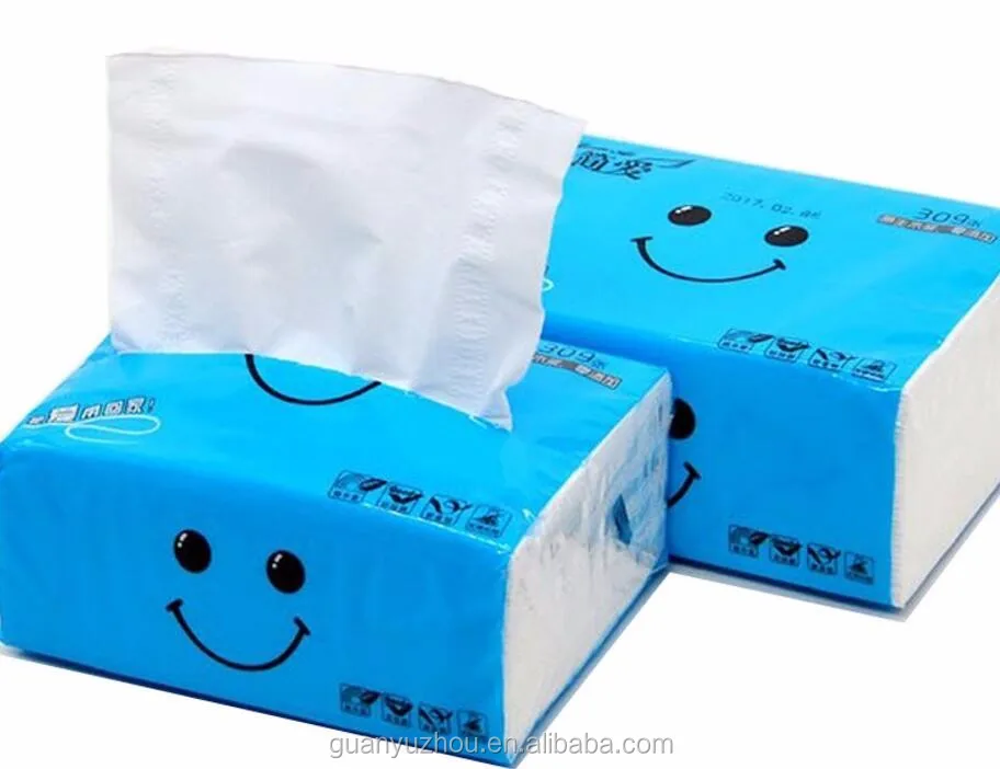 Virgin Soft factory pack Facial Tissue/Cheap budget 2 ply Face Facial Paper
