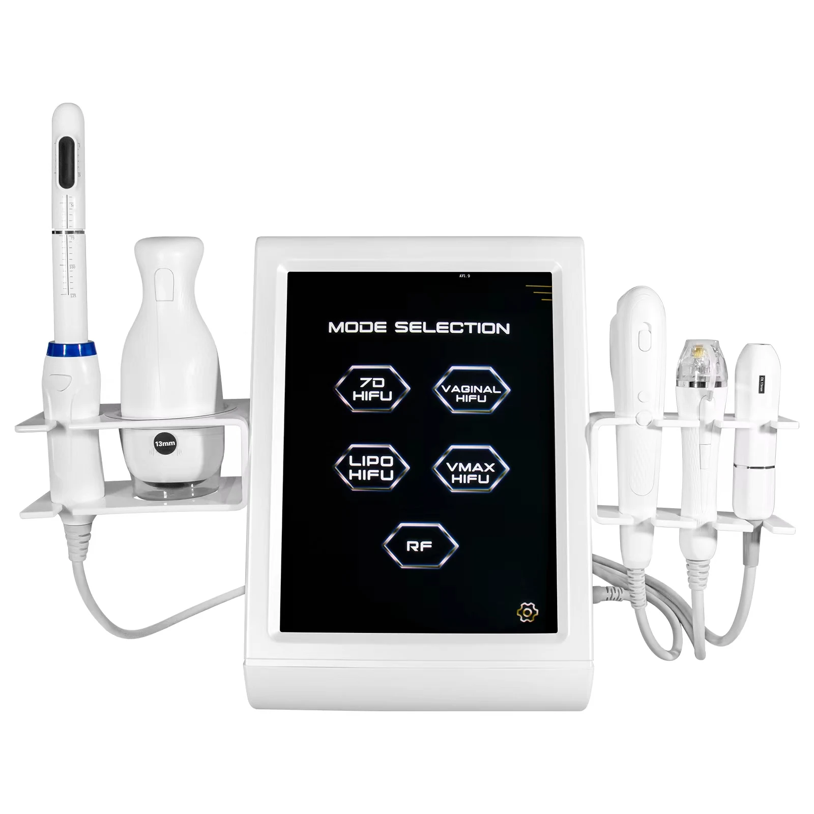 New Beauty Machine Professional 7D Hifu 5 In 1  Vaginal Tightening Facial Wrinkles Removal machine