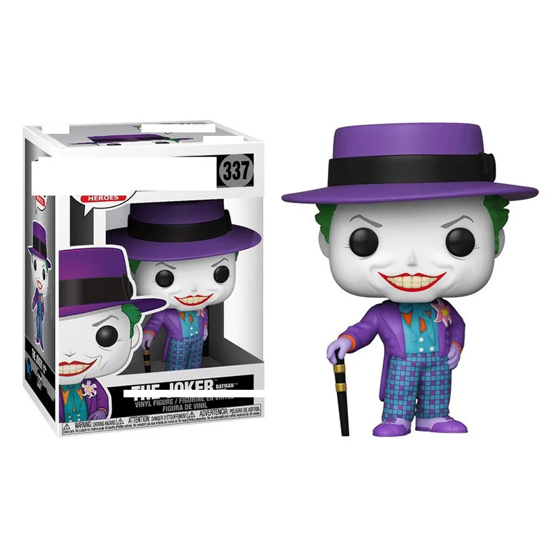 Best Price Funkos POP Arkham Asylum Action Figure #337 the Joker PVC Vinyl