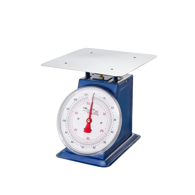 Market Round pan spring scales for 60kg capacity
