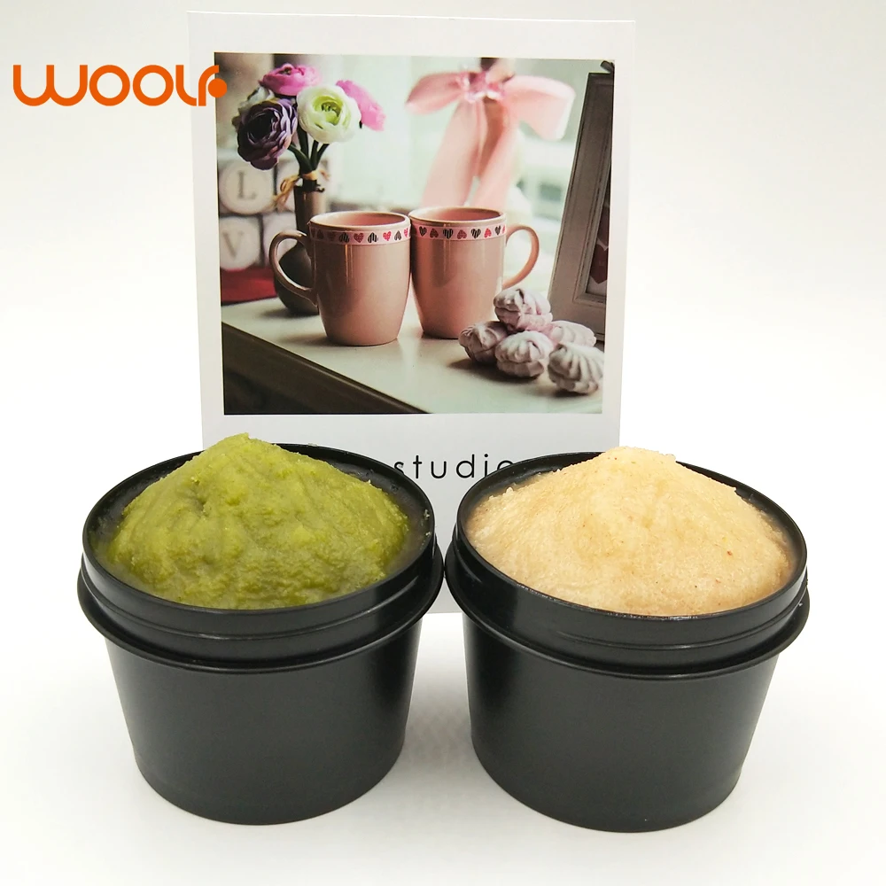 OEM wholesale custom package fruit natural whitening brown sugar scrub private label organic body and face scrub