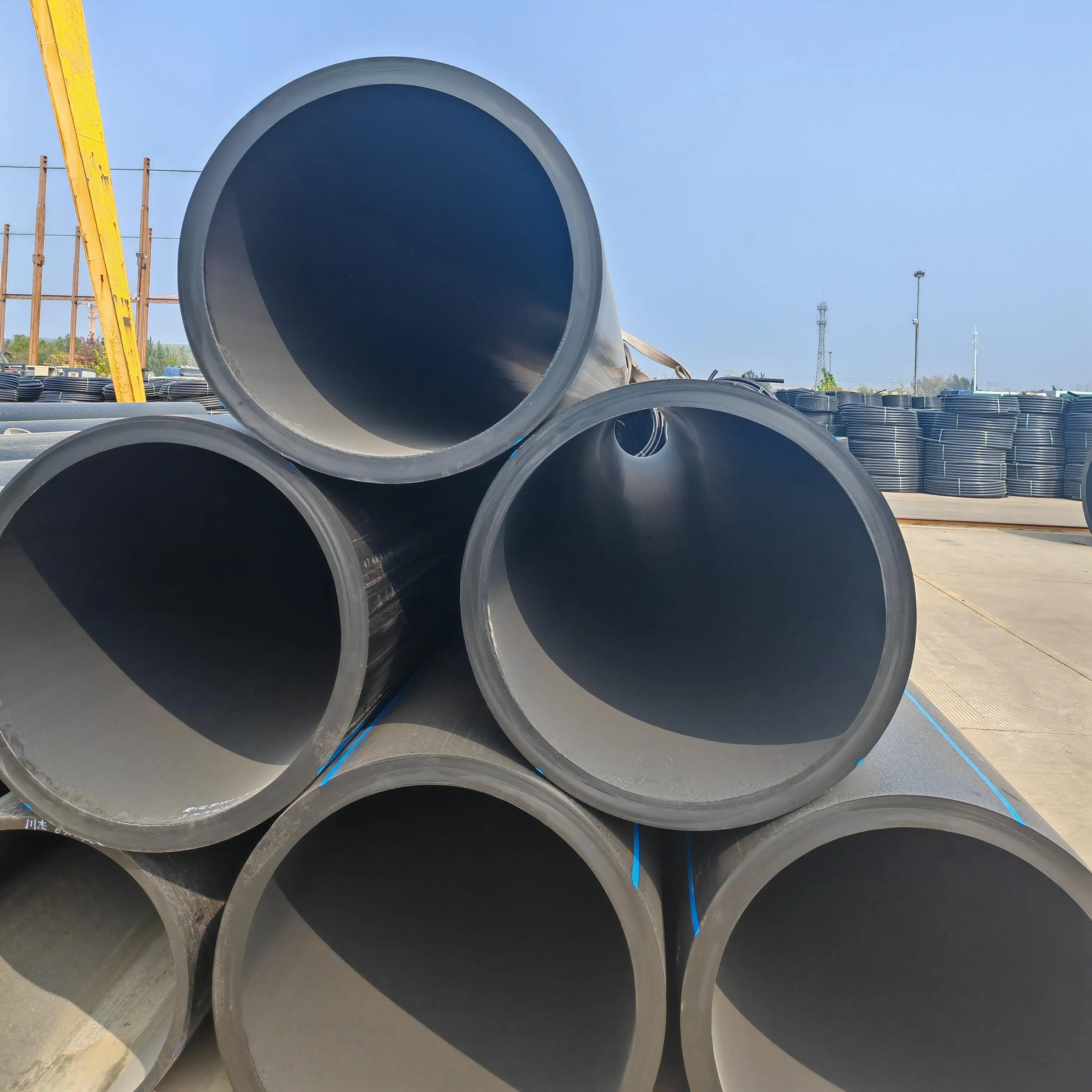 Different Diameter HDPE Water Pipe DN800 1.0mpa PE Plastic Tubes For Water Supply And Drain
