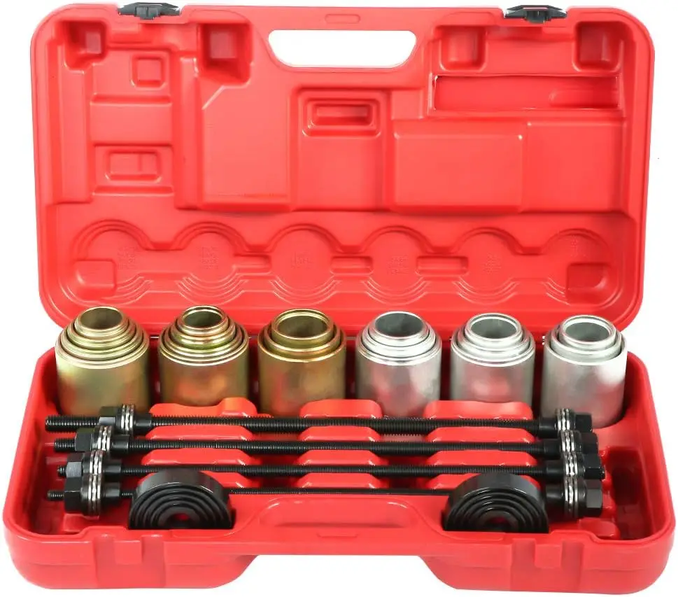 26Pcs Universal Press and Pull Sleeve Kit Removal Installation Bushes Bearings Tool Kit for Cars LCV and HGV Engines