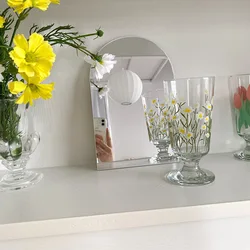 Profiled mirror wave acrylic mirror makeup mirror desktop ornaments decoration home accessories