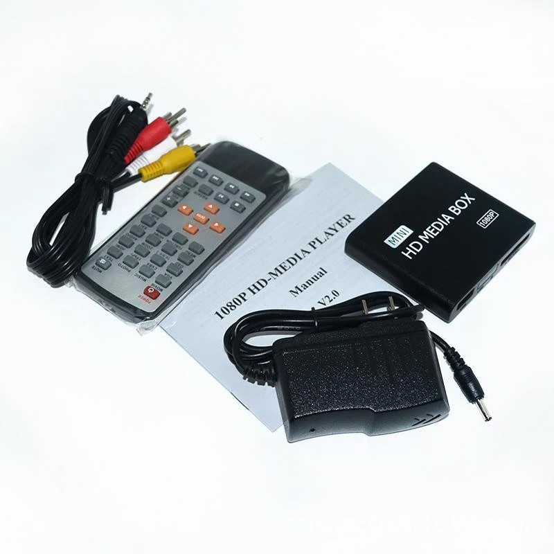 Мини-медиаплеер Player1080P Mini HDD медиа-бокс ТВ-бокс видео USB SDs HD MKV AV мультимедийный