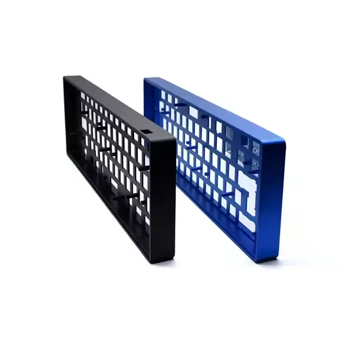 OEM Custom Metal Anodized CNC Machining Services Rapid Prototyping 60 Mechanical Aluminum Keyboard Case