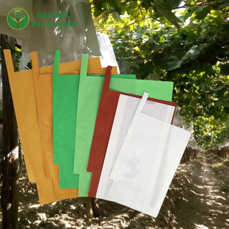 Mango Wrap Bags to Protect Fruit High Quality Wood Pulp Paper Grape Bag