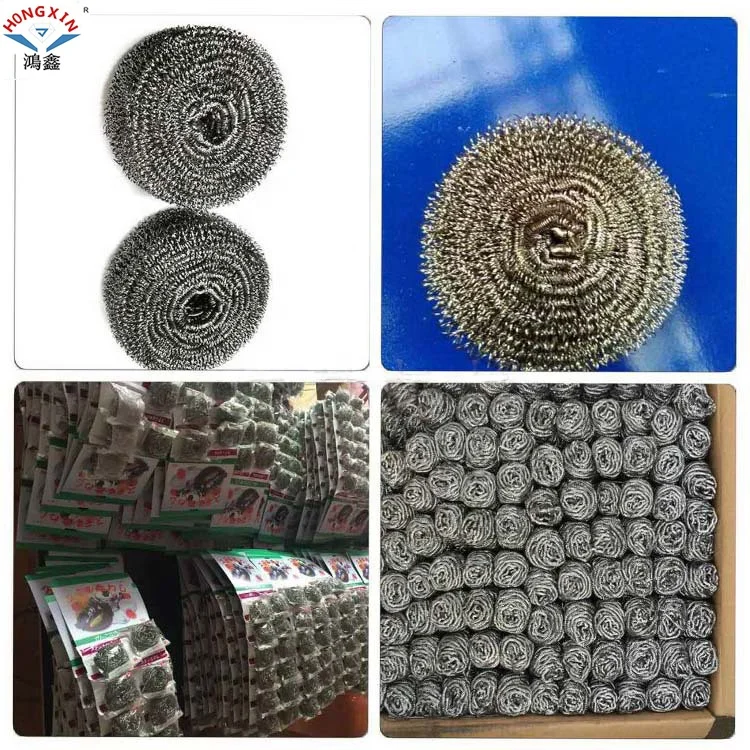 Stainless steel scourer ball making machine cleaning ball making machine for kitchen use
