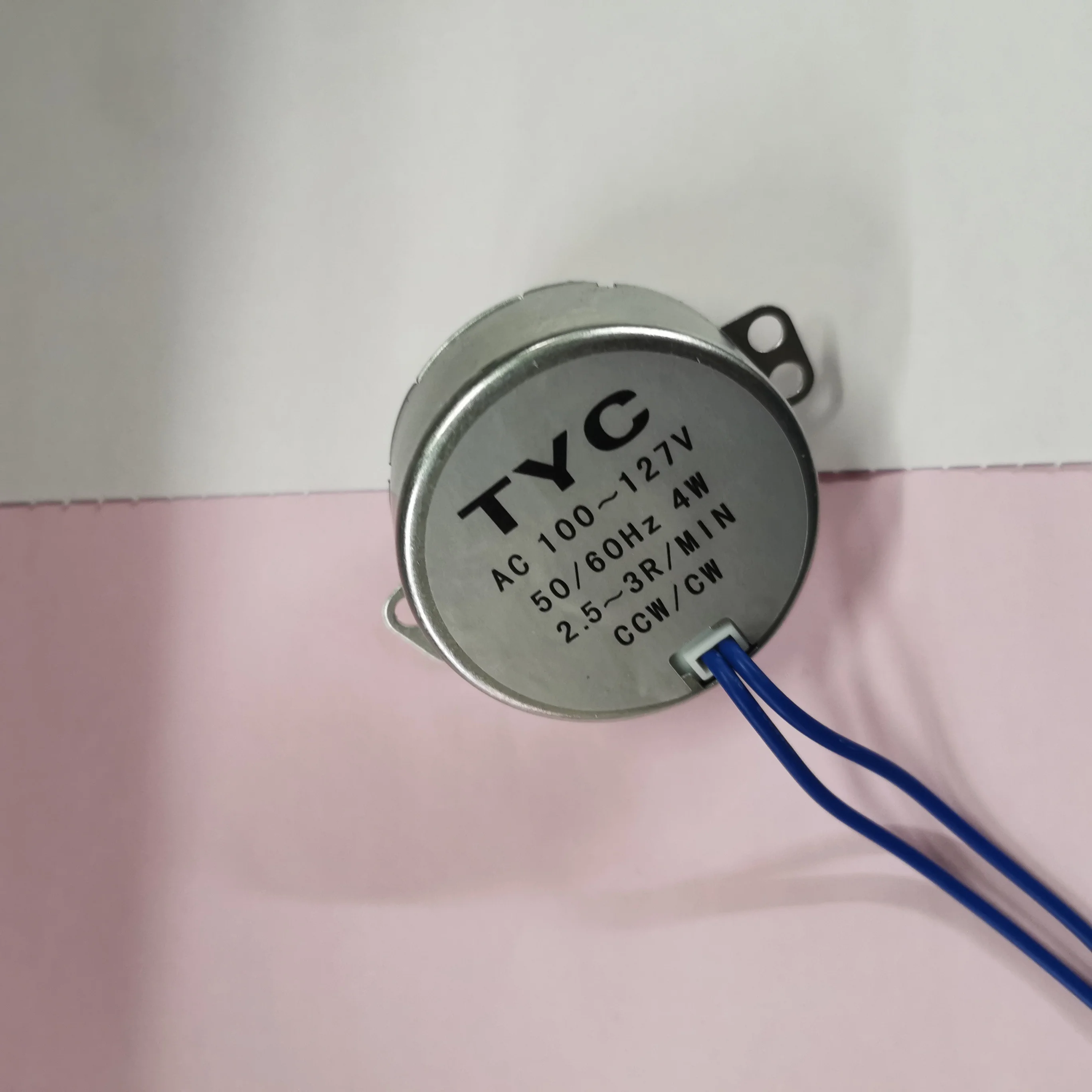  Хорошее качество TYC-50 AC магнит синхронный мотор поворотный 100V-127VAC 50/60 Гц 4 Вт 2 5-3 об./мин.