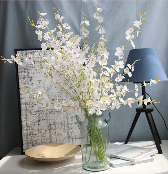 Artificial Flowers  Silk Flowers Butterfly Dancing Lady Orchid Flowers