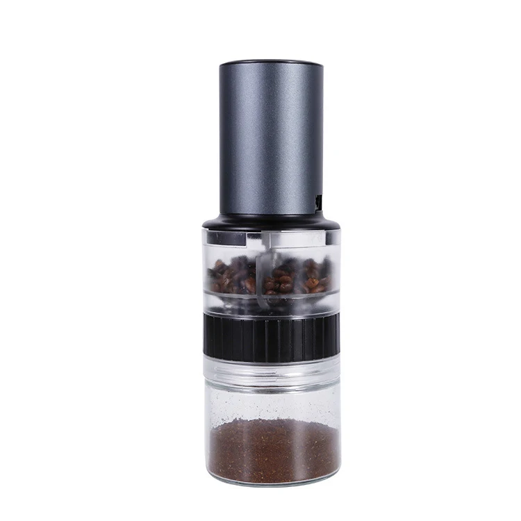Commercial Coffee Mill Electric Grinder With Glass Jar Rechargeable Kitchenware