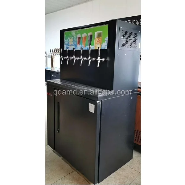 High quality integral kegerator draft beer tower dispenser cooler for bar