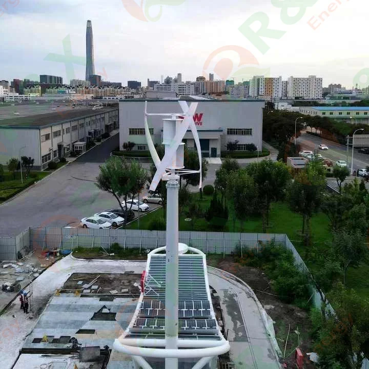 Vertical 5kw 10kw Wind Turbine Generator with Mppt Charge Controller Inverter Dynamo 24v 48v 120v for Farm Home Use