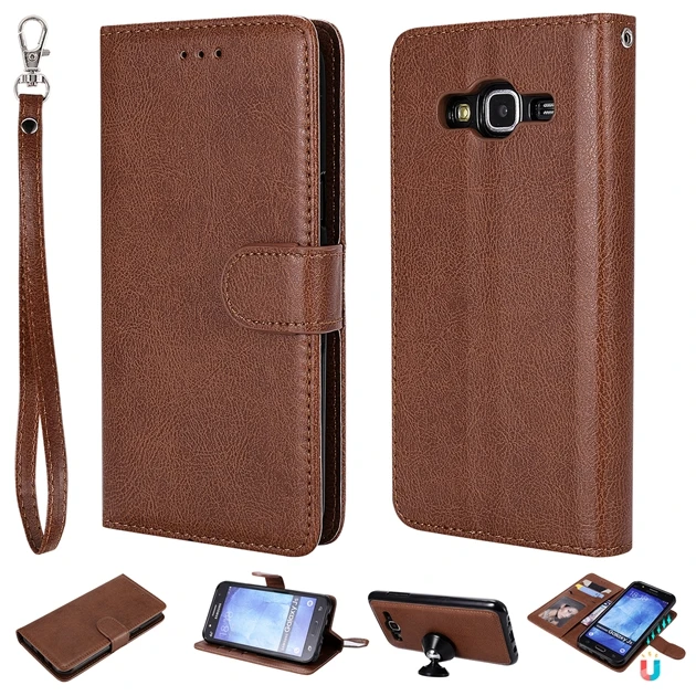 Multifunction Detachable Magnetic Leather Wallet Case For Samsung Galaxy S7 S6 Edge S5 S4 S3 Skin Cover