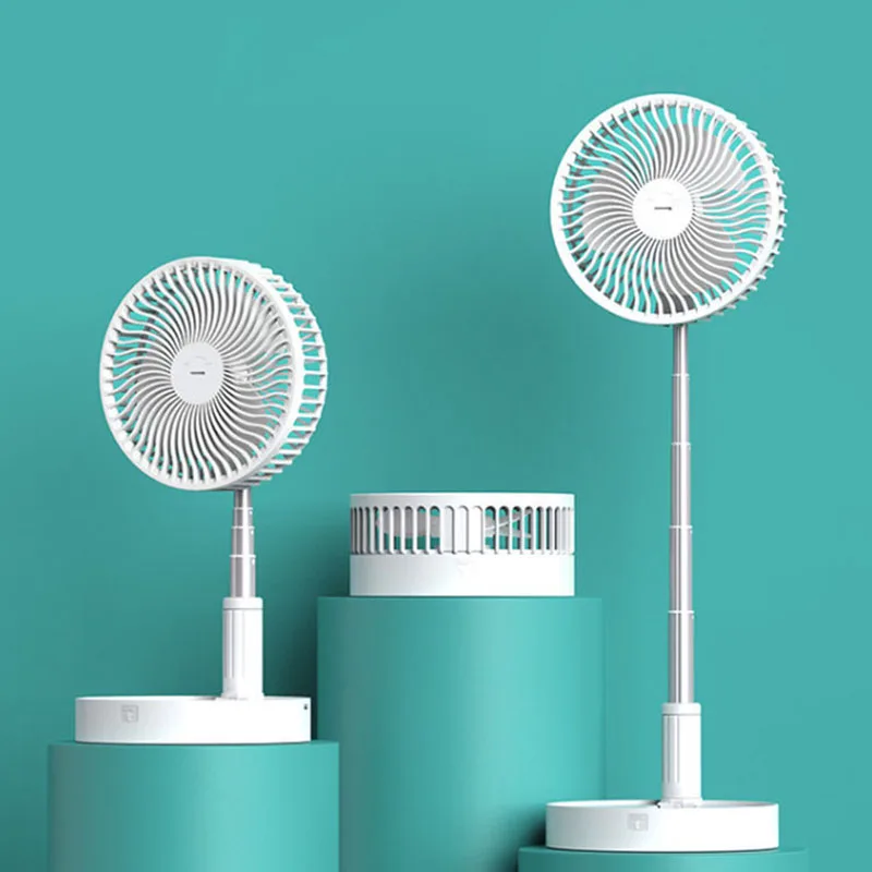 Height Adjustable Freely Stand Electronic Rechargeble Easy Usd Mini Portable Usb Fan
