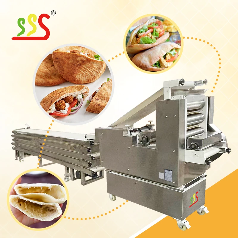 Fully Automatic Arabic Pita Bread Maker Bread Making Machine