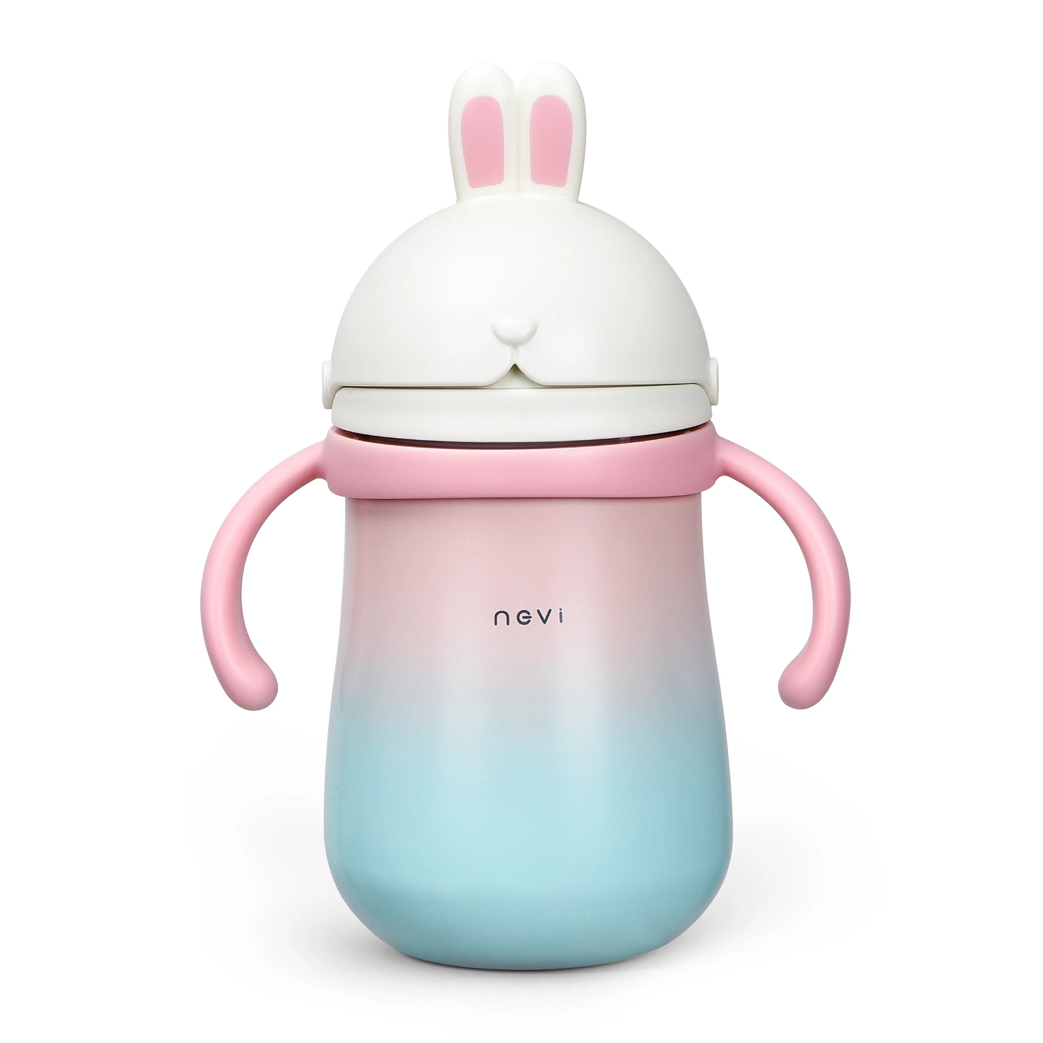 New Arrival Cute Shape Stainless Steel Water Bottle Warmer Baby Sippy Bottle With Straw