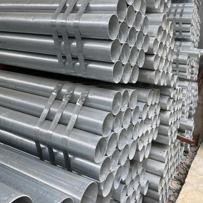 Galvanized Steel Pipe Astm 53 Q195 Q235 Q345 Ss400 Grade Erw 300mm Diameter Hot Dip Galvanized Steel Pipe Gi Tube