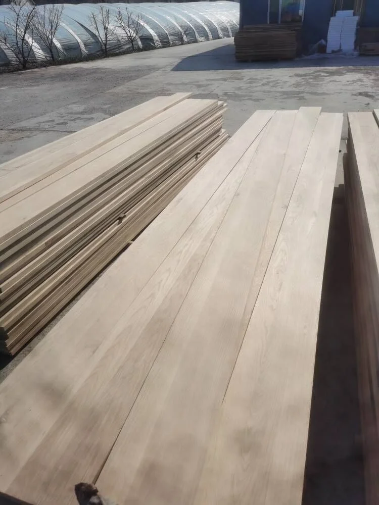 factory direct sell white oak wooden stair parts