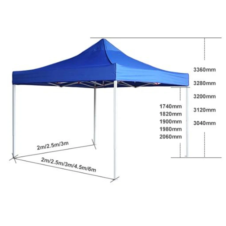 Sunshade And UV Proof Outdoor Trade Show Tent Stand Unique Custom Portable Advertising Trade Show Tent For Event