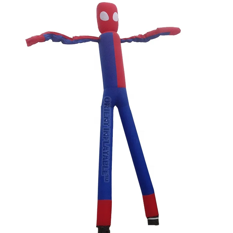 Orient Inflatables outdoor attraction Inflatable spider man dancer air tube man sky dancer single leg flying dancer for sale