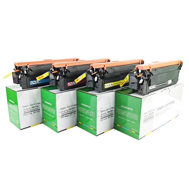 Новое поступление картридж с лазерным тонером 508A для принтера HP Color LaserJet M552 M553 MFP M577 CF360A CF361A CF362A CF363A