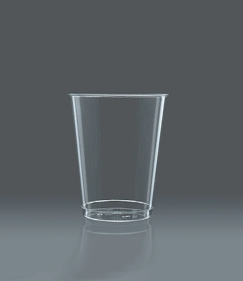 10 oz Clear Plastic Airline Cups Hard Disposable Cups  PS Tumbler Wedding Cups