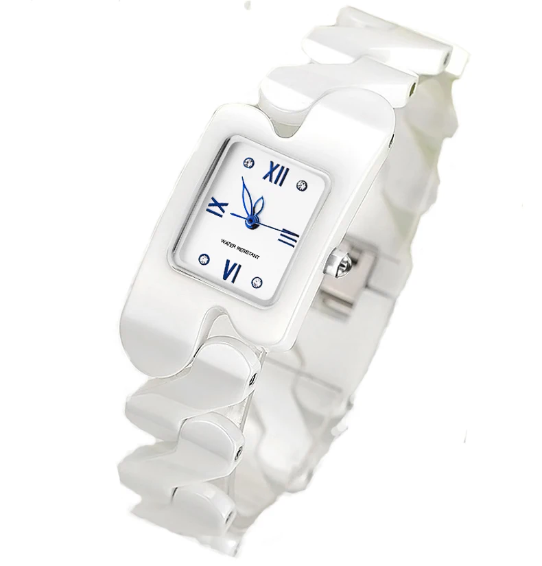 Custom Logo Ceramic  Women Watches Quartz Wholesale New Design Luxury Ladies Watch