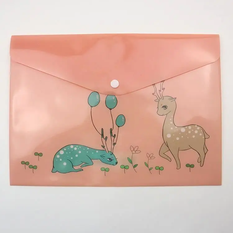 
A4 file document holder with PP or PVC material pvc bag 