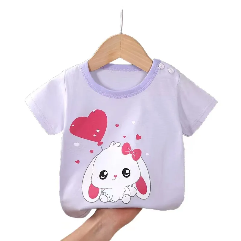 Children Short Custom Printing T-shirt 100% Cotton Brand Plain Blank Tshirt Kids Baby Girl Boy shirt T shirts