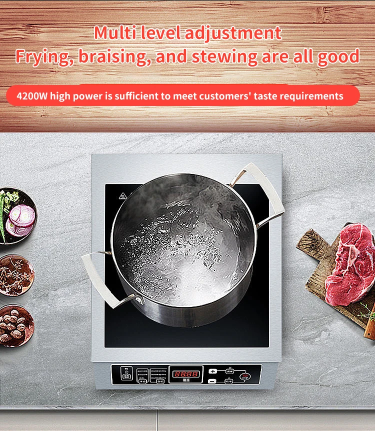 High Power 4000w Induction Cooker 4000w Cooking Stove Commercial Kitchen Induction Cooker