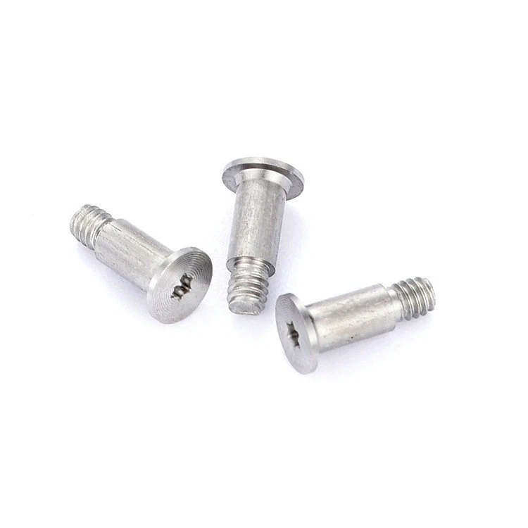 Mobile phone screw Stainless steel flat head 6-Lobe CD pattern step screw