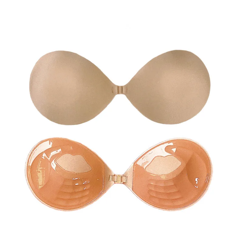 Seamless Sustainable  Invisible Push Up Silicone Gel Bra Invisible Push Up Strapless Bra