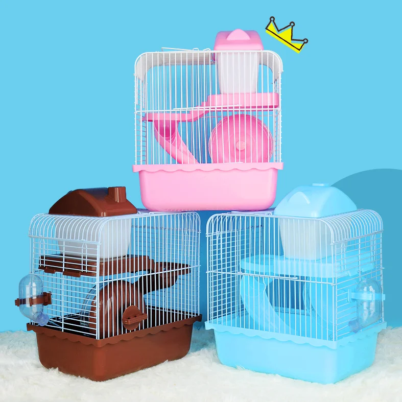 Factory In Stock Various Colours Folding Hamster Cage Luxury Hamster Cage Multifunctional Hamster Cage